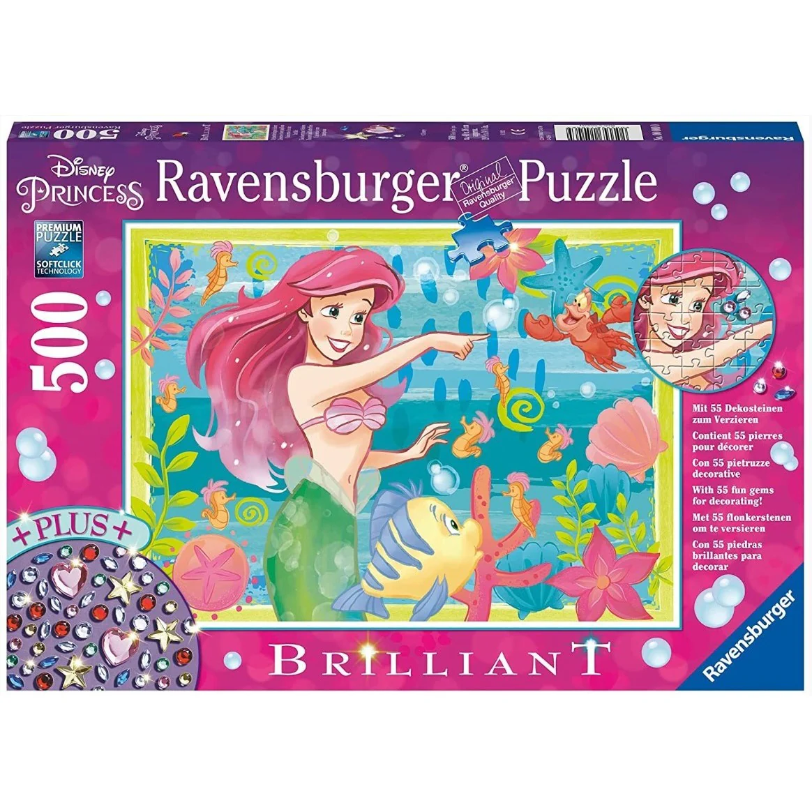 Ravensburger - Ariels Underwater Paradise 500 Piece Jigsaw