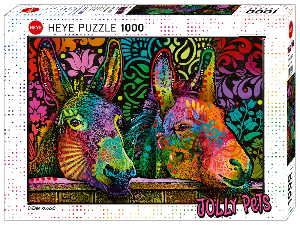 Heye - Jolly Pets Donkey Love 1000 Piece Jigsaw