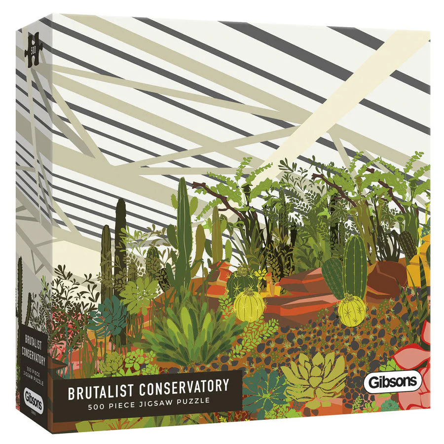 Gibsons - Brutalist Conservatory 500 Piece Jigsaw