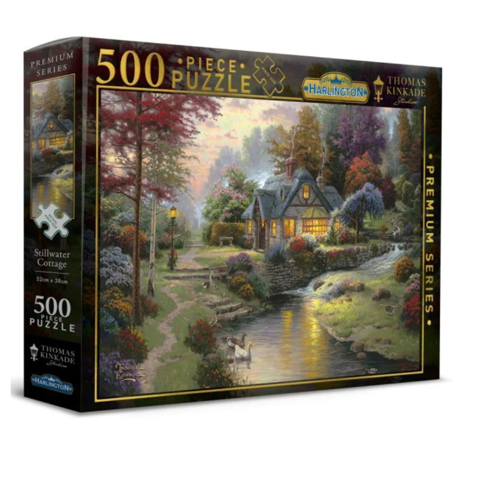 Harlington - Thomas Kinkade Stillwater Cottage 500 Piece Jigsaw
