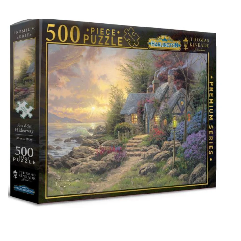 1938-harlington-thomas-kinkade-seaside-hideaway-500-piece-jigsaw-1.webp Harlington - Thomas Kinkade Seaside Hideaway 500 Piece Jigsaw