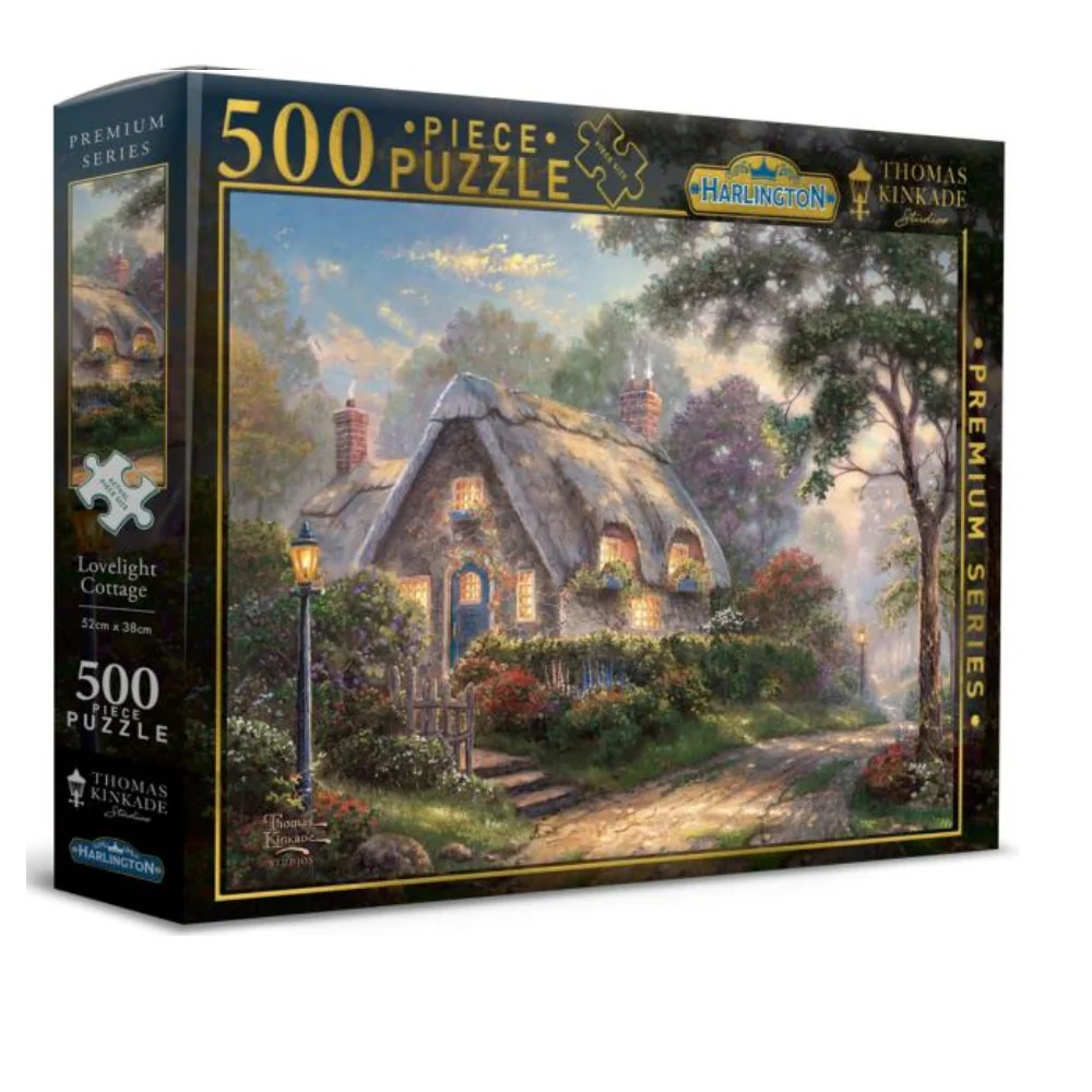 Harlington - Thomas Kinkade Lovelight Cottage 500 Piece Jigsaw