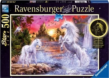 Ravensburger - Unicorns at the River - 500 Piece Jigsaw
