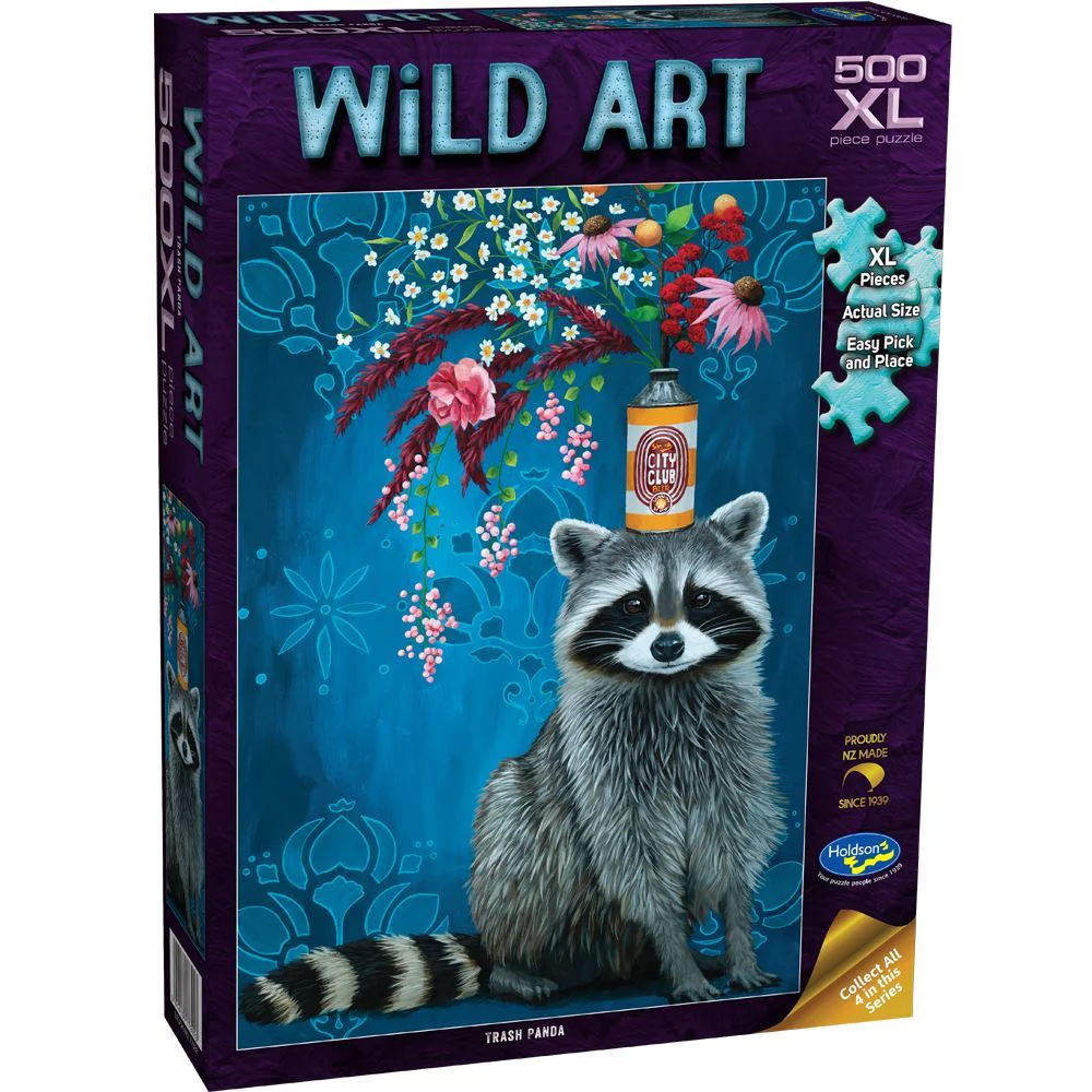 Holdson - Wild Art Trash Panda 500 Piece Xl Jigsaw