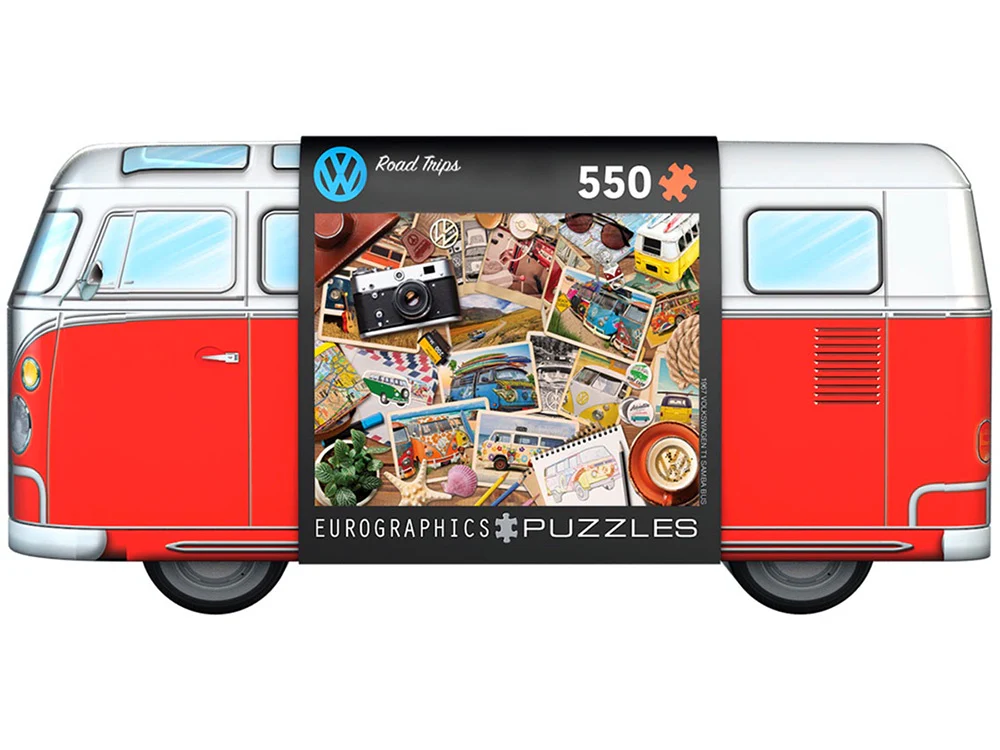Eurographics - Vw Bus Road Trips 550 Piece Jigsaw In Tin