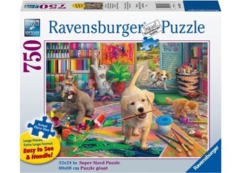 Ravensburger - Cute Crafters 750 Piece Large Format Jigsaw