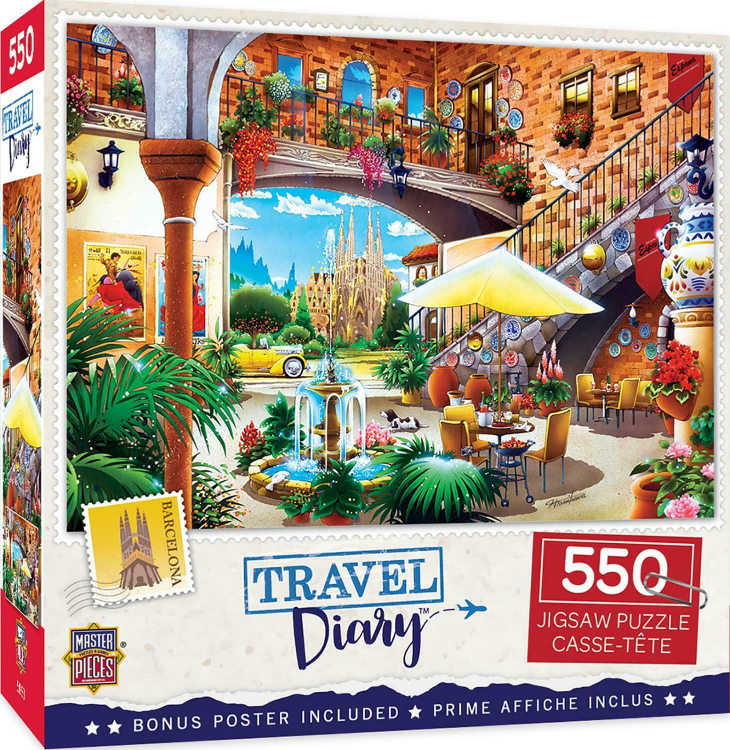 MasterPieces - Travel Diary Barcelona 550 Piece