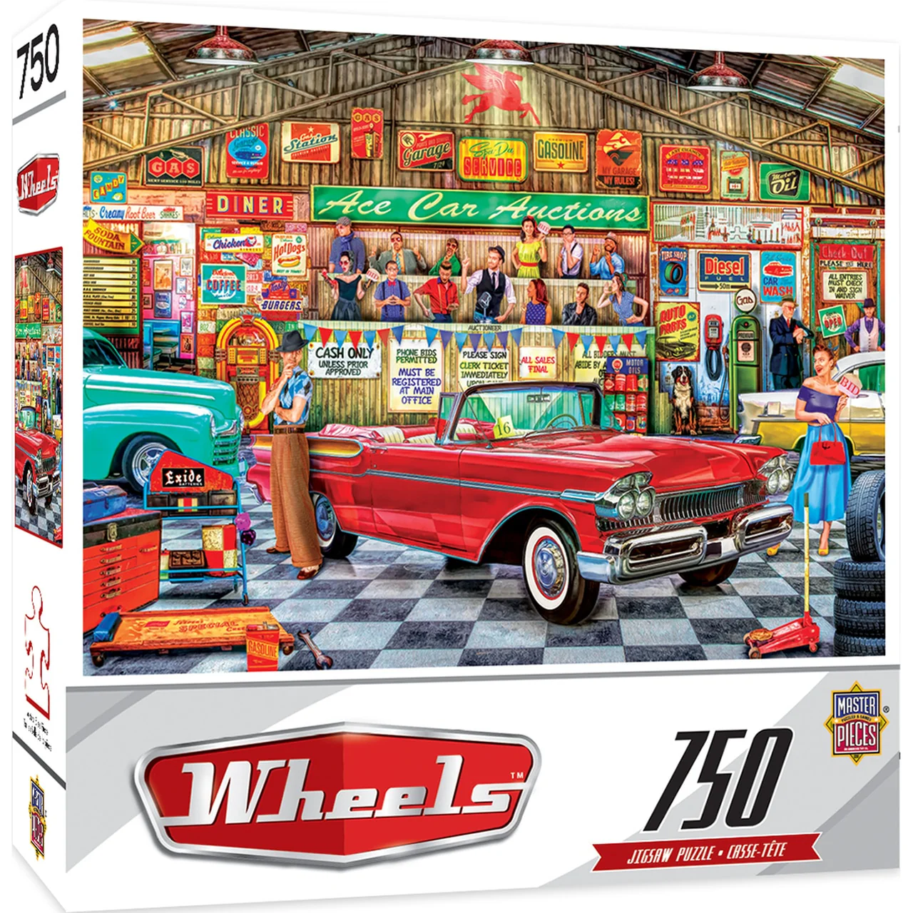 MasterPieces - Wheels the Auctioneer 750 Piece