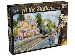 2039-holdson-at-the-station-hampton-loade-500-piece-jigsaw-1.jpg Holdson - At The Station Hampton Loade 500 Piece Jigsaw