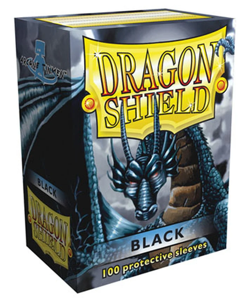 Dragon Shield - Standard Sleeves (100) - Black