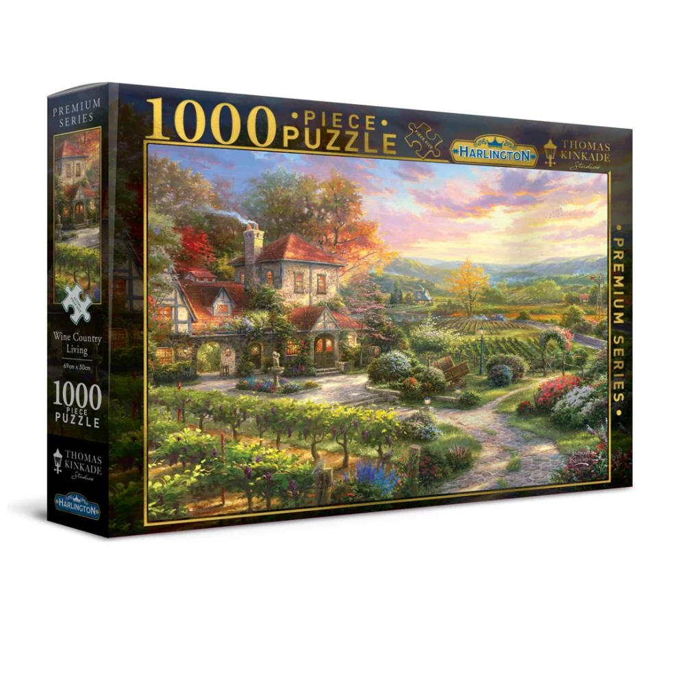Harlington - Thomas Kinkade Wine Country Living 1000 Piece Jigsaw