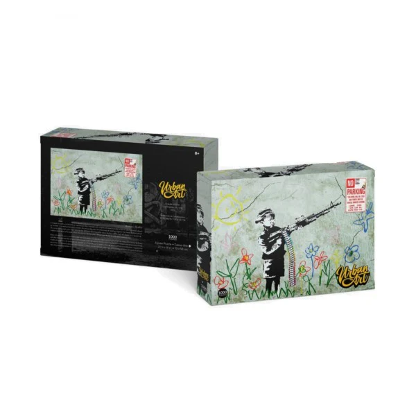 Bansky Urban Art Crayola Shooter 1000 Piece Jigsaw