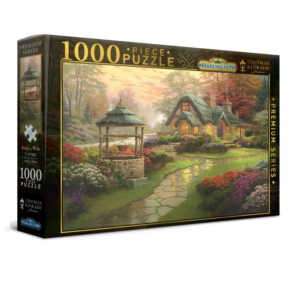 Harlington - Thomas Kinkade Make a Wish Cottage 1000 Piece Jigsaw