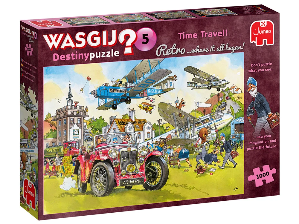 Wasgij? Retro Destiny 5 - Time Travel 1000 Piece Jigsaw