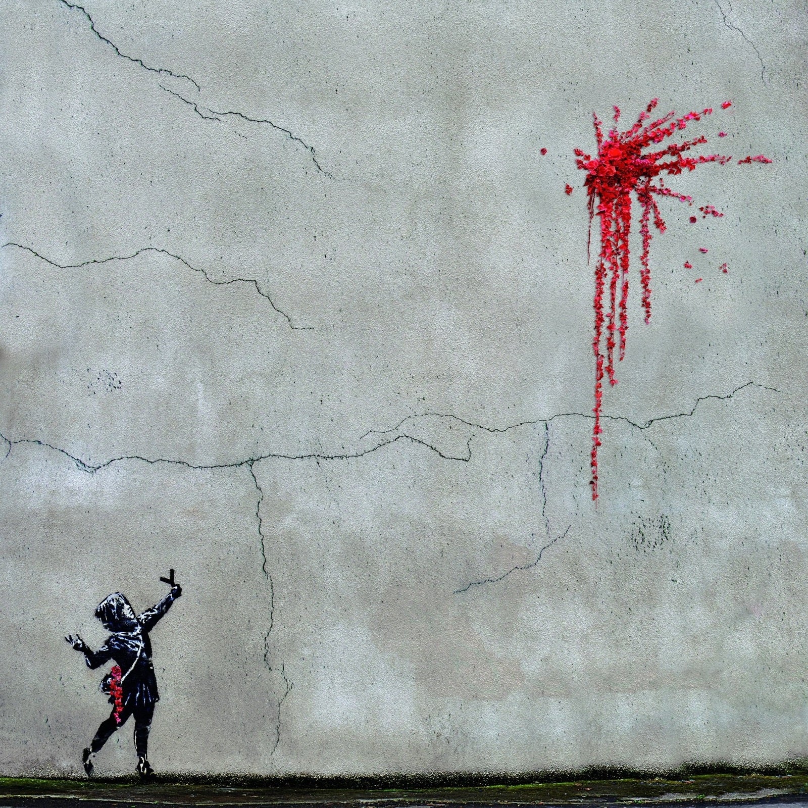 Bansky Urban Art Valentines Day 1000 Piece Jigsaw