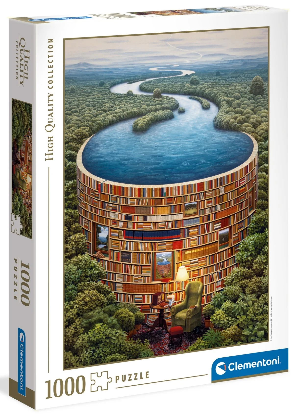 Clementoni - Bibliodame 1000 Piece Jigsaw