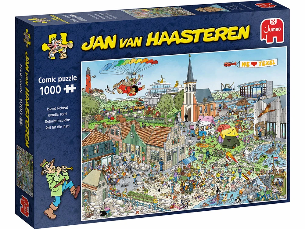 Jan Van Haasteren - Island Retreat 1000 Piece Jigsaw