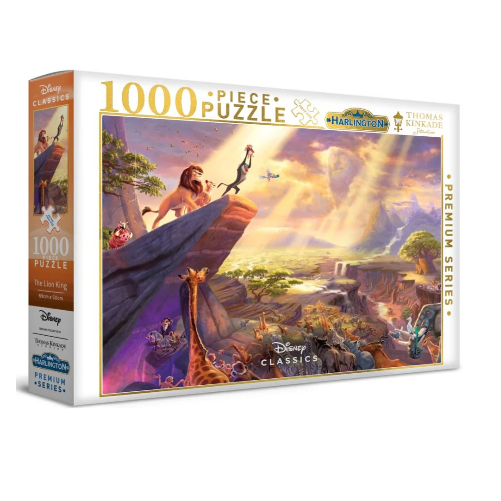 Harlington - Thomas Kinkade Disney The Lion King 1000 Piece Jigsaw