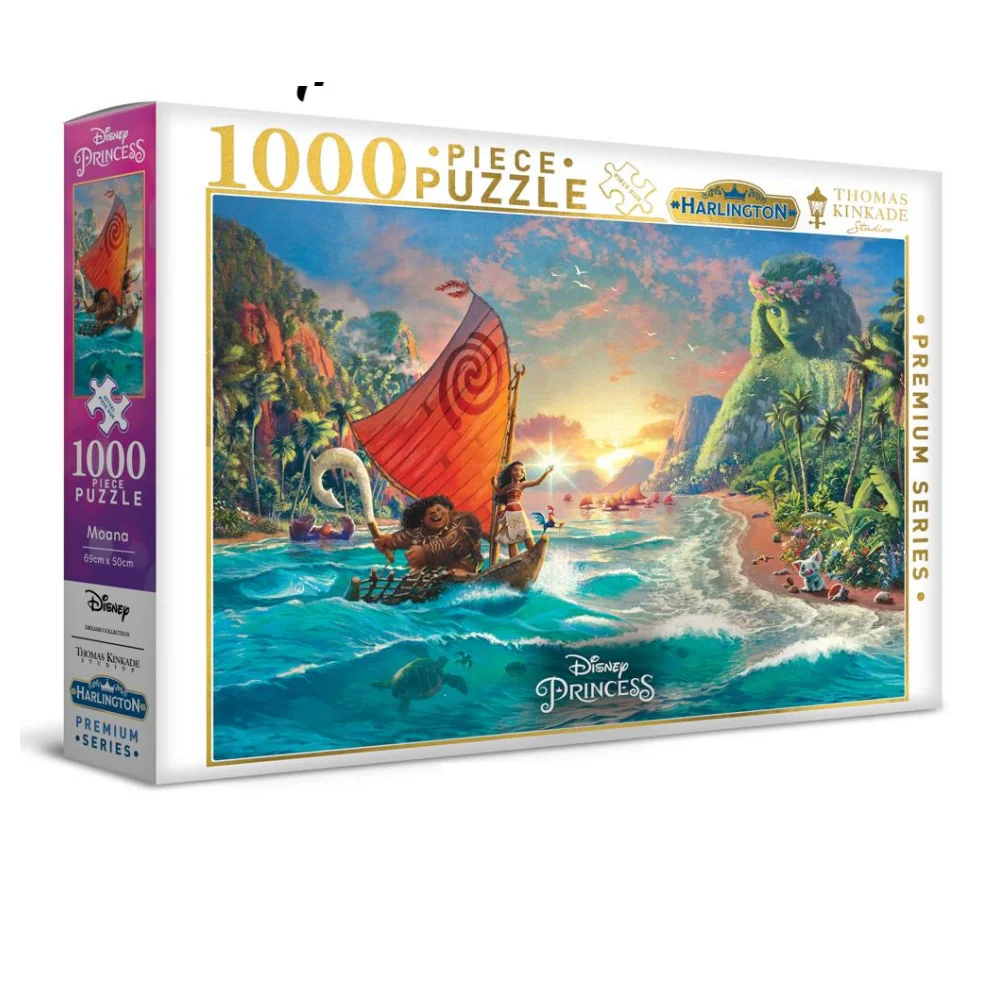 Harlington - Thomas Kinkade Disney Moana 1000 Piece Jigsaw