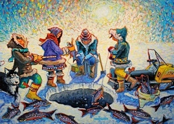 Ravensburger - Ice Fishing 1000 Piece Jigsaw