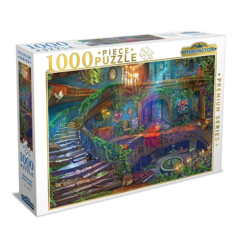 Harlington - Thomas Kinkade Abandoned Hotel Lobby 1000 Piece Jigsaw