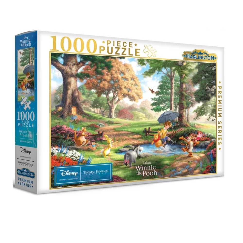 Harlington - Thomas Kinkade Disney Winnie the Pooh 1000 Piece Jigsaw
