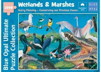 Blue Opal - Wetlands & Marshes Garry Fleming 1000 Piece Jigsaw