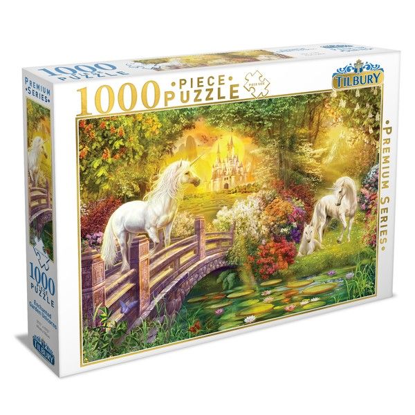 Tilbury - Enchanted Garden Unicorns Puzzle 1000 Piece Jigsaw