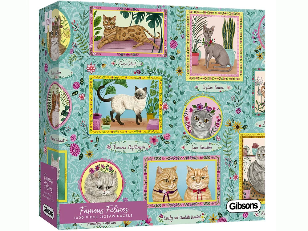 Gibsons - Gibson Famous Felines 1000 Piece Jigsaw