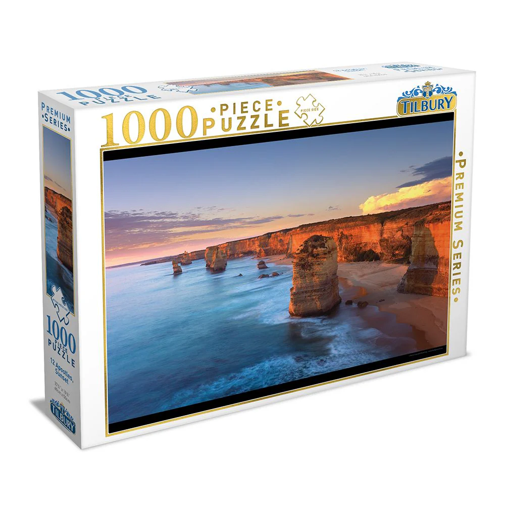 Tilbury - 12 Apostles Sunset Puzzle 1000 Piece Jigsaw