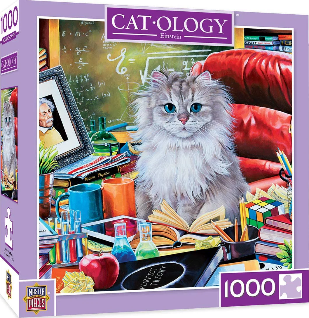 MasterPieces - Cat-ology Einstein 1000 Piece Jigsaw