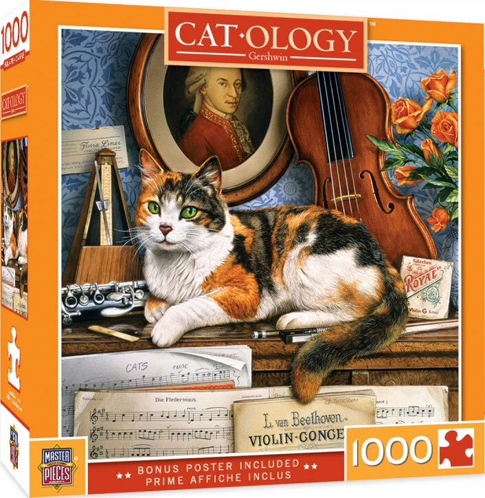 MasterPieces - Cat-ology Gerschwin 1000 Piece Jigsaw
