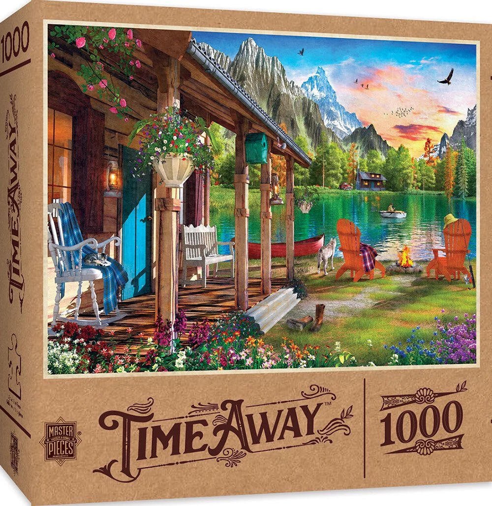 MasterPieces - Xplorer Maps Time Away Round the Lake 1000 Piece Jigsaw