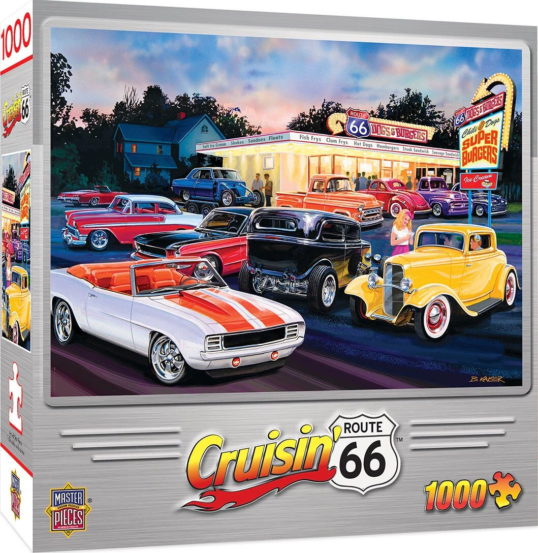 MasterPieces - Cruisin Dogs and Burgers 1000 Piece Jigsaw