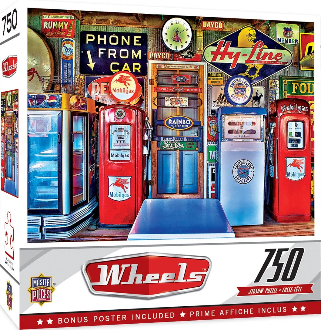MasterPieces - Wheels Classic Gas 1000 Piece Jigsaw