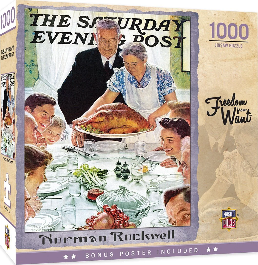 MasterPieces - The Saturday Evening Post - Norman Rockwell 1000 Piece Jigsaw