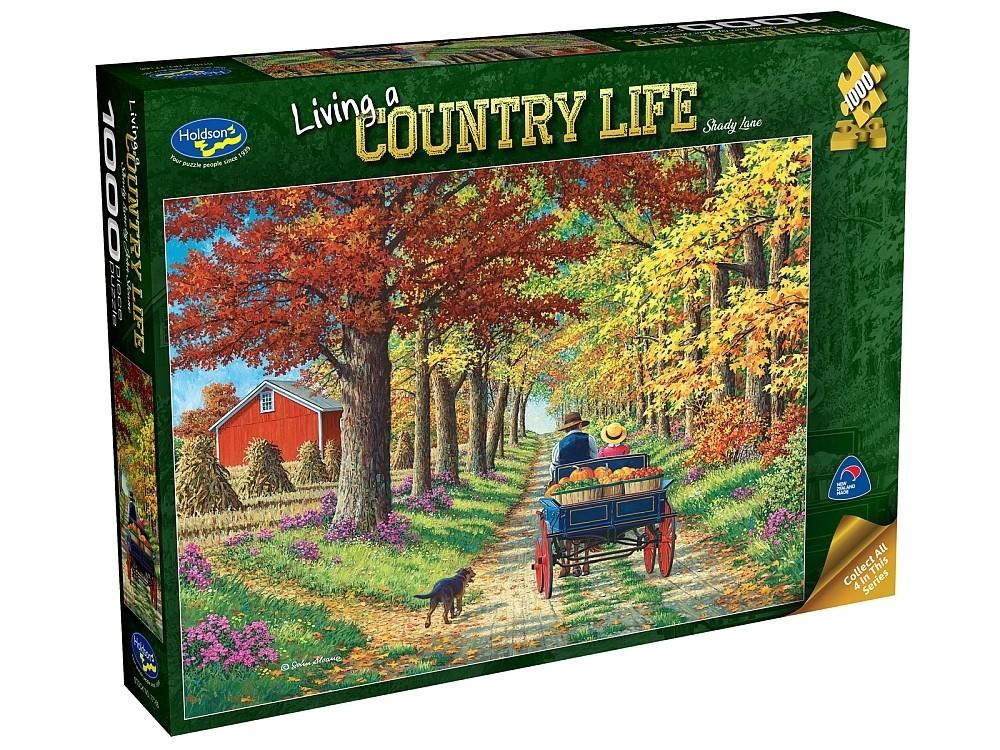 Holdson - Living Country Life Shady Lane By John Sloan 1000 Piece