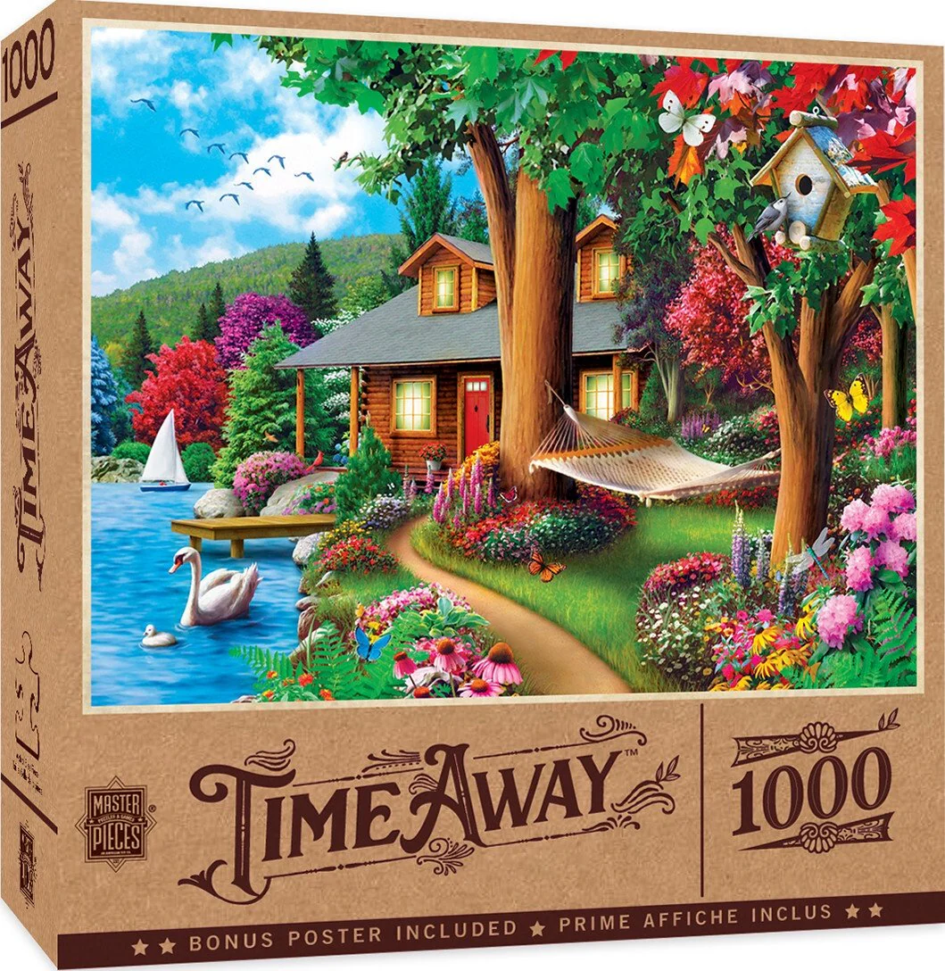 MasterPieces - Time Away Around the Lake 1000 Piece Jigsaw