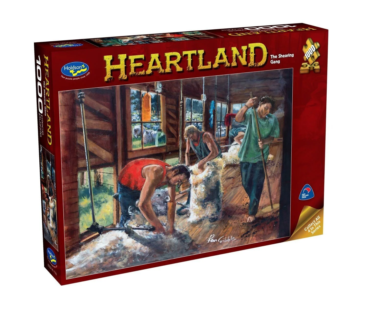 Holdson - Heartland 2 Shearing Gang 1000 Piece Jigsaw