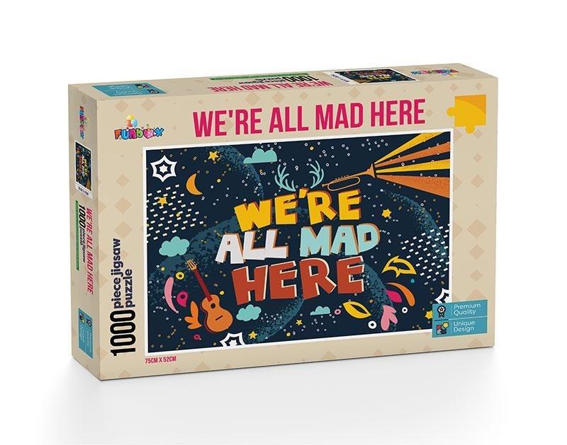 Funbox - Were All Mad Here 1000 Piece Jigsaw