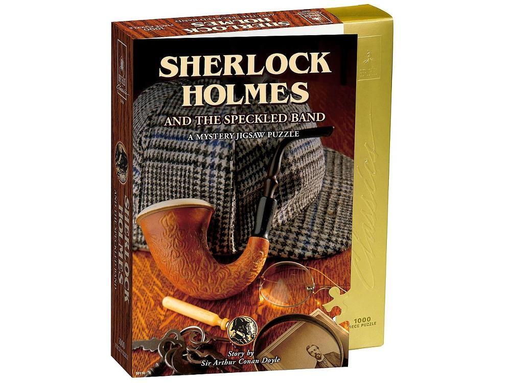 BePuzzled Sherlock Holmes 1000 Piece Mystery Jigsaw Puzzle