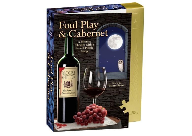 Bepuzzled Foul Play And Cabernet 1000 Piece Mystery Jigsaw