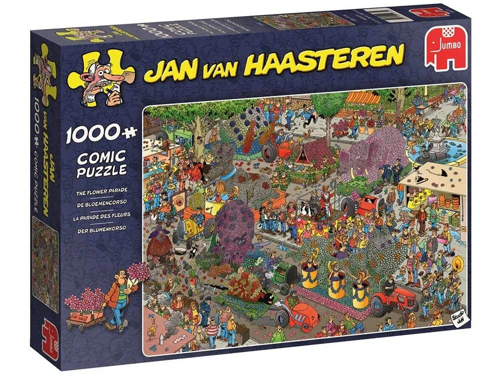 Jan Van Haasteren - The Flower Parade 1000 Piece Jigsaw