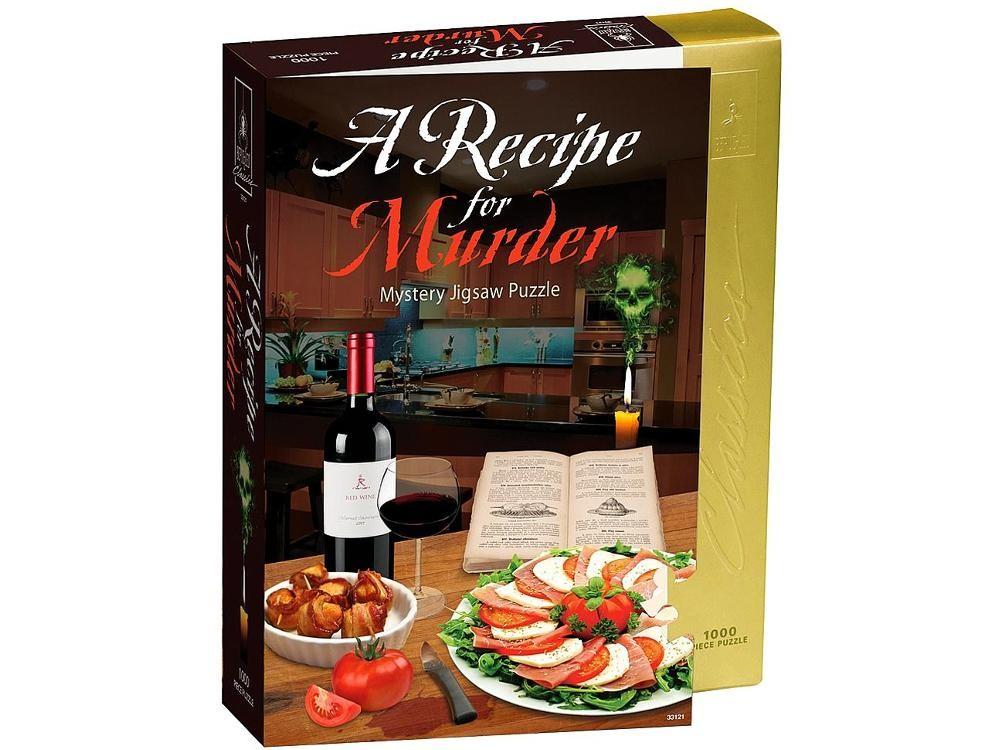 Bepuzzled A Recipe For Murder 1000 Piece Mystery Jigsaw Puzzle