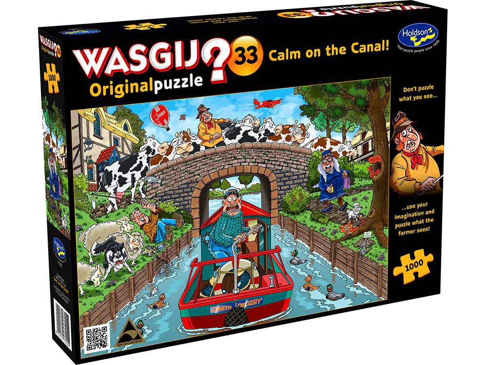 Wasgij? Original 33 - Calm On The Canal - 1000 Piece Jigsaw