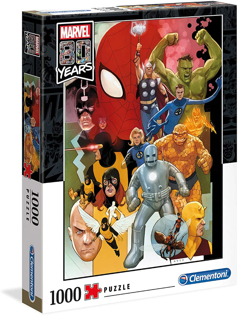 709-clementoni-marvel-80-years-1000-piece-jigsaw-1.webp Clementoni - Marvel 80 Years 1000 Piece Jigsaw