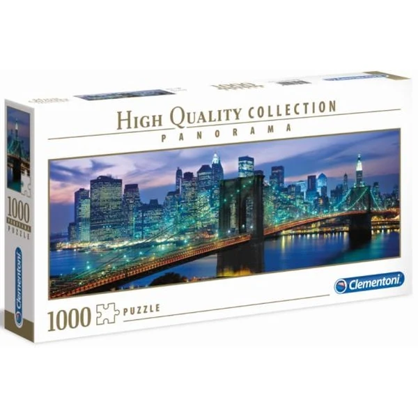 Clementoni - Panorama - New York Brooklyn Bridge 1000 Piece Jigsaw