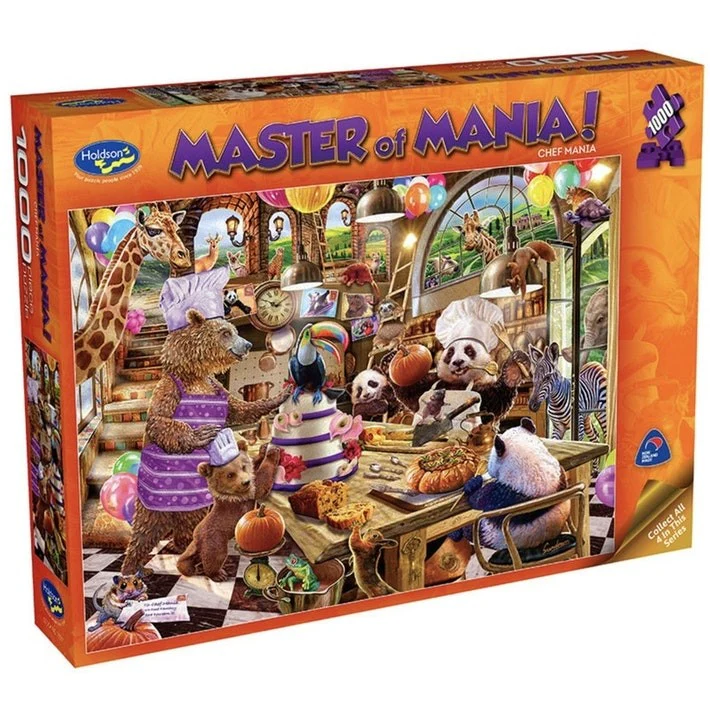 Holdson - Master Of Mania - Chef Mania 1000 Piece Jigsaw