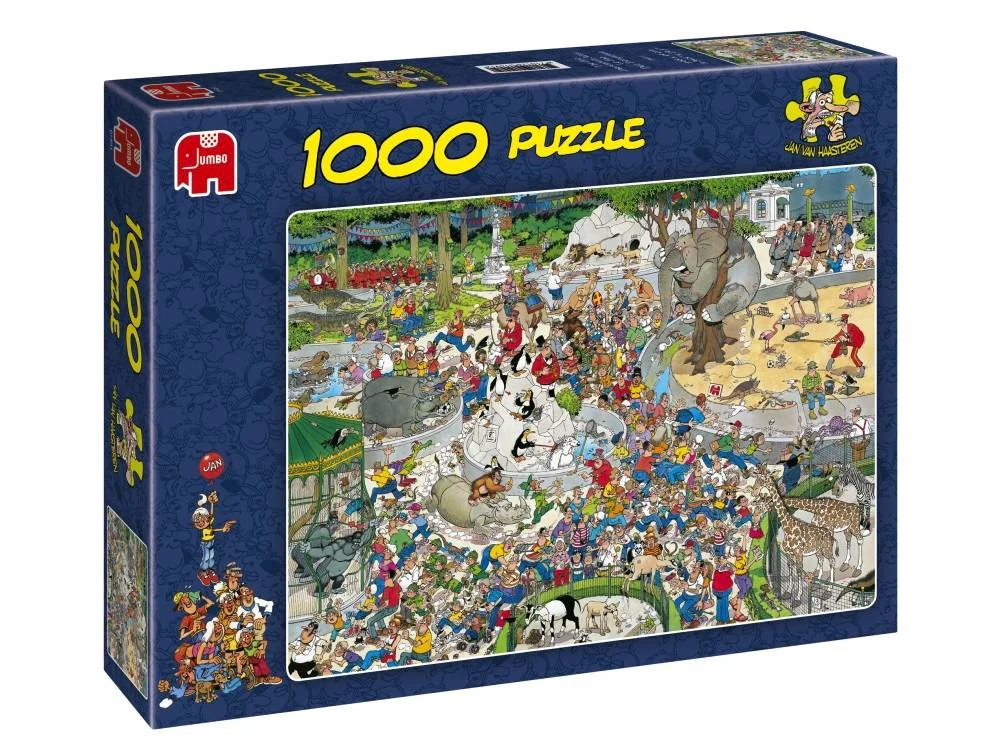 Jan Van Haasteren - The Zoo 1000 Piece Jigsaw