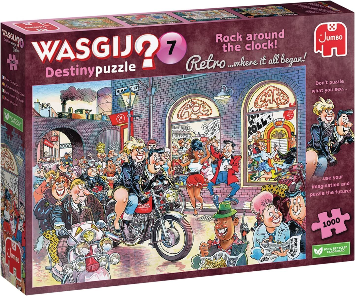 Wasgij? Retro Destiny 7 - Rock Around the Clock 1000 Piece Jigsaw